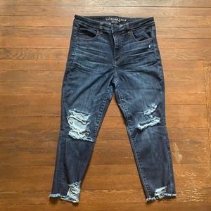 American Eagle Hi Rise Legging Crop